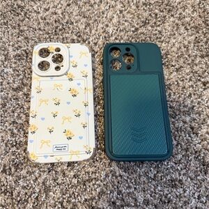 Floral and Teal Phone Cases for IPhone 12 Pro